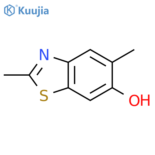 6-Benzothiazolol,2,5-dimethyl- structure