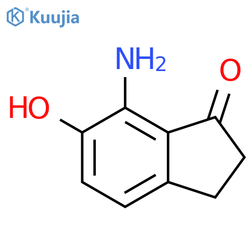 7-Amino-6-hydroxy-2,3-dihydro-1H-inden-1-one structure