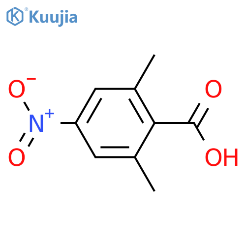 Benzoic acid, 2,6-dimethyl-4-nitro- structure