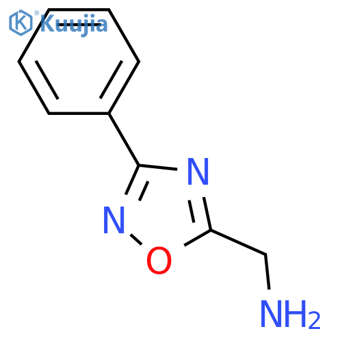 (3-Phenyl-1,2,4-oxadiazol-5-yl)methanamine structure
