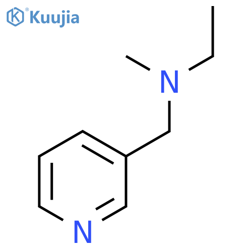 ethyl(methyl)(pyridin-3-yl)methylamine structure