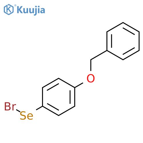 Benzeneselenenyl bromide, 4-(phenylmethoxy)- structure