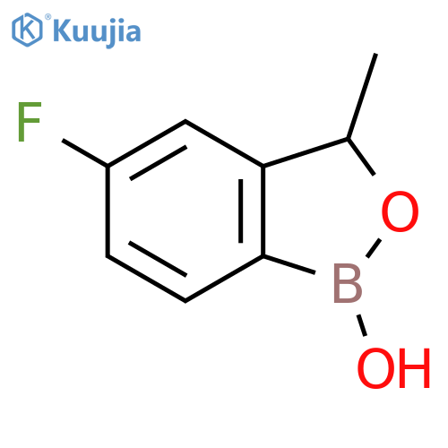 5-fluoro-3-methylbenzo[c][1,2]oxaborol-1(3H)-ol structure