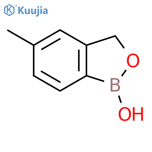 5-methyl-1,3-dihydro-2,1-benzoxaborol-1-ol structure