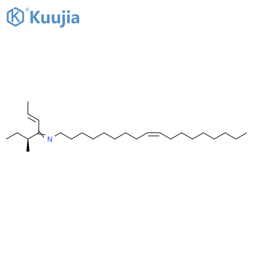 9-Octadecen-1-amine,N-[(2E)-1-[(1S)-1-methylpropyl]-2-butenylidene]-, (9Z)- structure