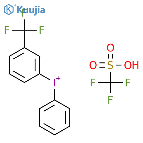 Phenyl3-(trifluoromethyl)phenyliodonium Trifluoromethanesulfonate structure