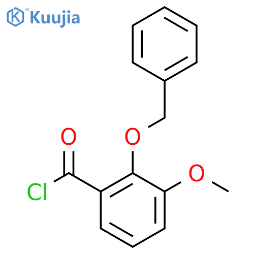 2-(Benzyloxy)-3-methoxybenzoyl chloride structure