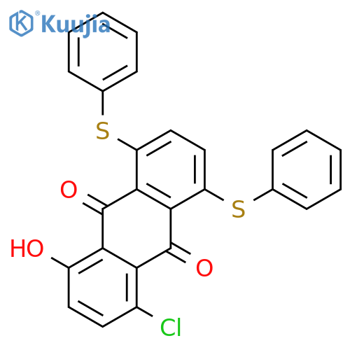 9,10-Anthracenedione, 1-chloro-4-hydroxy-5,8-bis(phenylthio)- structure
