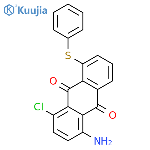 9,10-Anthracenedione, 1-amino-4-chloro-5-(phenylthio)- structure