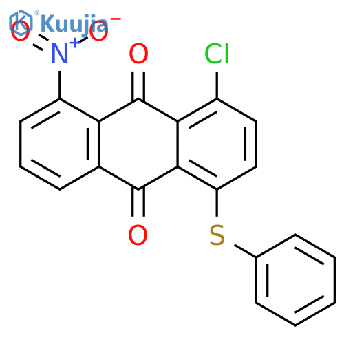 9,10-Anthracenedione, 4-chloro-5-nitro-1-(phenylthio)- structure