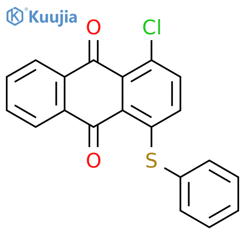9,10-Anthracenedione, 1-chloro-4-(phenylthio)- structure