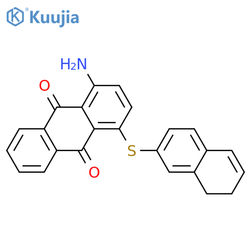 9,10-Anthracenedione, 1-amino-4-[(7,8-dihydro-2-naphthalenyl)thio]- structure