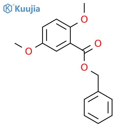 Benzyl 2,5-dimethoxybenzoate structure