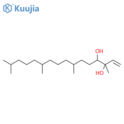 1-Hexadecene-3,4-diol, 3,7,11,15-tetramethyl- structure