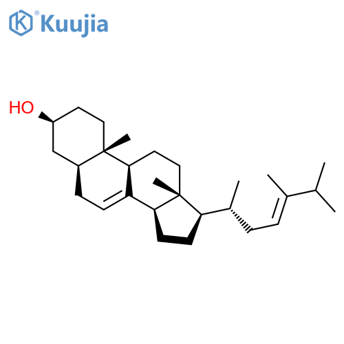 Ergosta-7,23-dien-3-ol, (3b,5a,23E)- structure