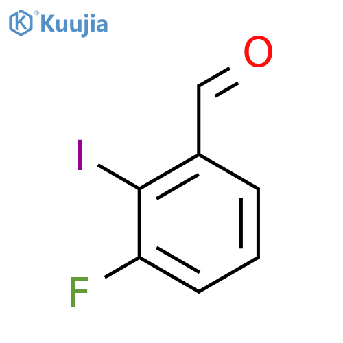 3-Fluoro-2-iodobenzaldehyde structure