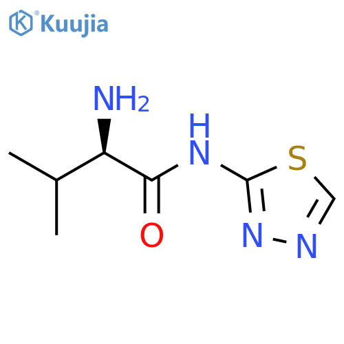 BUTANAMIDE, 2-AMINO-3-METHYL-N-1,3,4-THIADIAZOL-2-YL-, (R)- structure