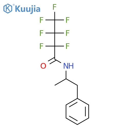 BUTANAMIDE, 2,2,3,3,4,4,4-HEPTAFLUORO-N-(1-METHYL-2-PHENYLETHYL)- structure