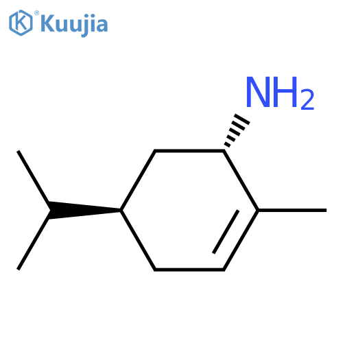 2-Cyclohexen-1-amine,2-methyl-5-(1-methylethyl)-,(1S,5R)-(9CI) structure
