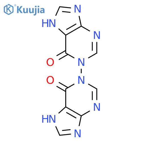 [1,1'-BI-6H-PURINE]-6,6'-DIONE, 1,1',7,7'-TETRAHYDRO- structure