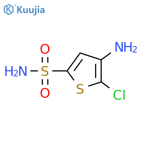 4-amino-5-chlorothiophene-2-sulfonamide structure