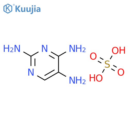 Pyrimidine-2,4,5-triamine sulfate structure