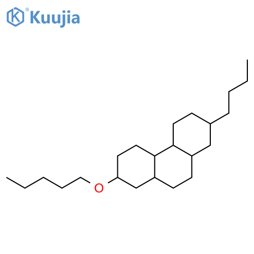 Phenanthrene, 2-butyltetradecahydro-7-(pentyloxy)- structure