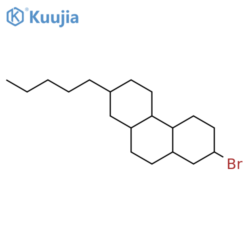 PHENANTHRENE, 2-BROMOTETRADECAHYDRO-7-PENTYL- structure