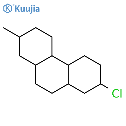PHENANTHRENE, 2-CHLOROTETRADECAHYDRO-7-METHYL- structure