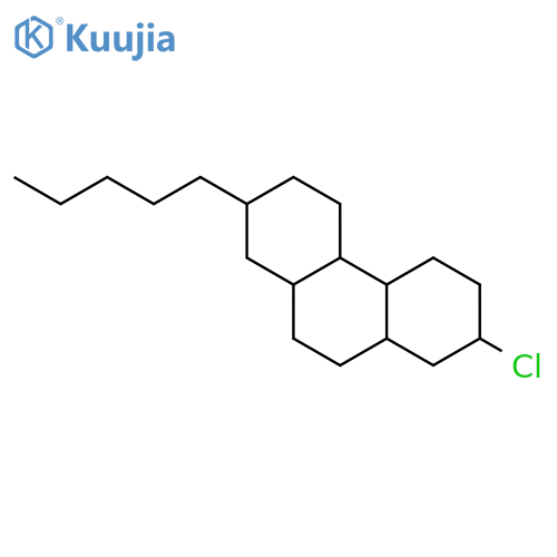 PHENANTHRENE, 2-CHLOROTETRADECAHYDRO-7-PENTYL- structure