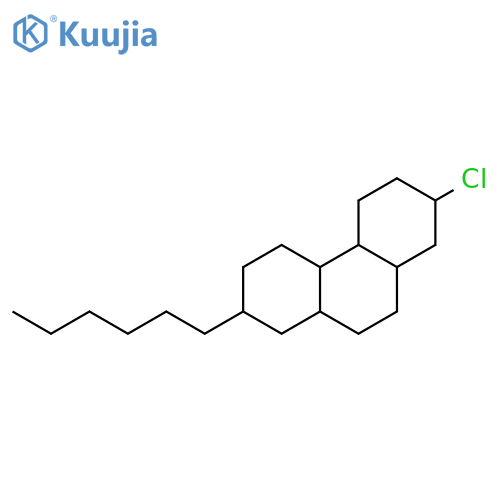Phenanthrene, 2-chloro-7-hexyltetradecahydro- structure