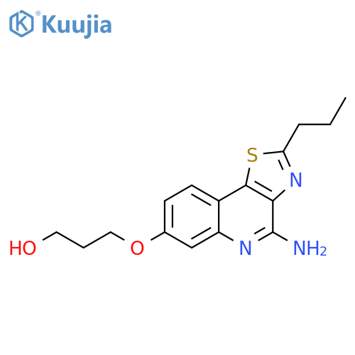 1-Propanol, 3-[(4-amino-2-propylthiazolo[4,5-c]quinolin-7-yl)oxy]- structure
