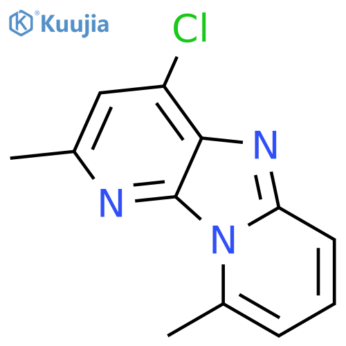 4-chloro-2,9-dimethylimidazo[1,2-a:5,4-b']dipyridine structure