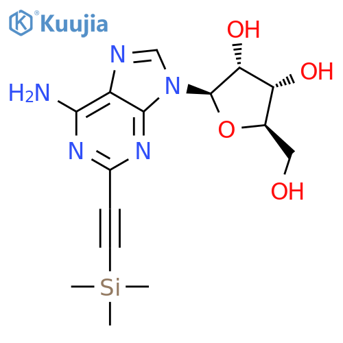 Adenosine, 2-[(trimethylsilyl)ethynyl]- structure