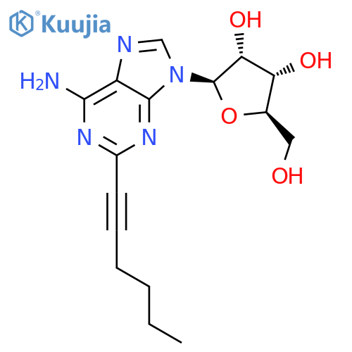 2-hexynyladenosine structure