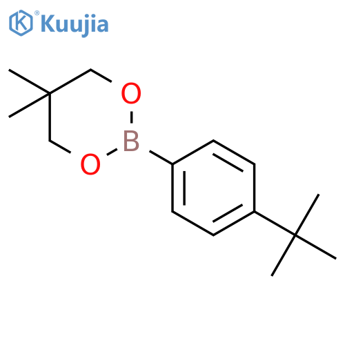1,3,2-Dioxaborinane, 2-[4-(1,1-dimethylethyl)phenyl]-5,5-dimethyl- structure