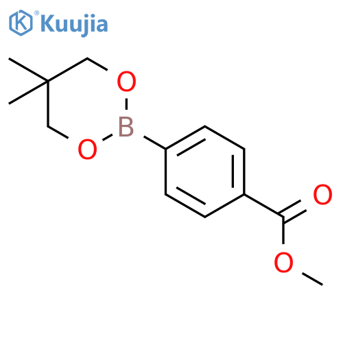 Benzoic acid, 4-(5,5-dimethyl-1,3,2-dioxaborinan-2-yl)-, methyl ester structure