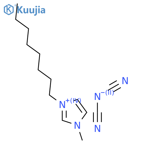 1-Octyl-3-methylimidazolium dicyanamide structure