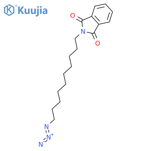 1H-Isoindole-1,3(2H)-dione, 2-(10-azidodecyl)- structure