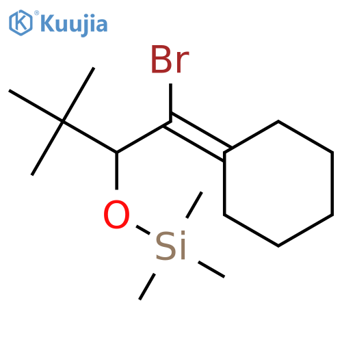 SILANE, [1-(BROMOCYCLOHEXYLIDENEMETHYL)-2,2-DIMETHYLPROPOXY]TRIMETHYL- structure