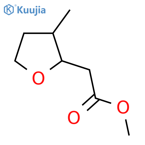 Methyl 2-(3-methyloxolan-2-yl)acetate structure