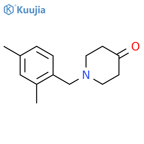 1-(2,4-Dimethylbenzyl)piperidin-4-one structure