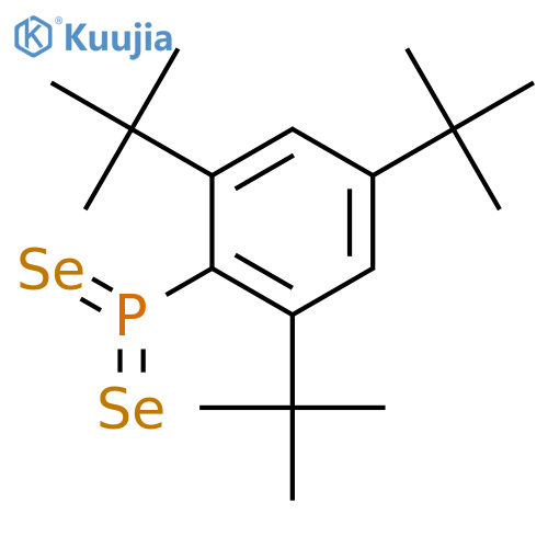 PHOSPHINE SELENIDE, SELENOXO[2,4,6-TRIS(1,1-DIMETHYLETHYL)PHENYL]- structure
