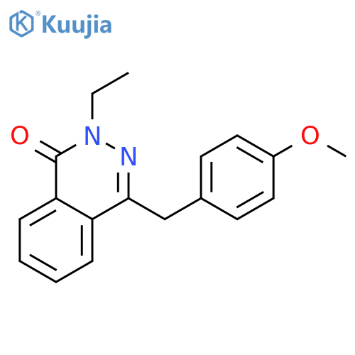 1(2H)-Phthalazinone, 2-ethyl-4-[(4-methoxyphenyl)methyl]- structure