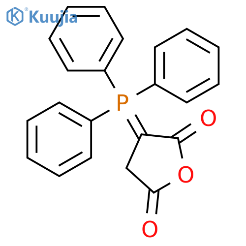 2,5-Furandione,dihydro-3-(triphenylphosphoranylidene)- structure
