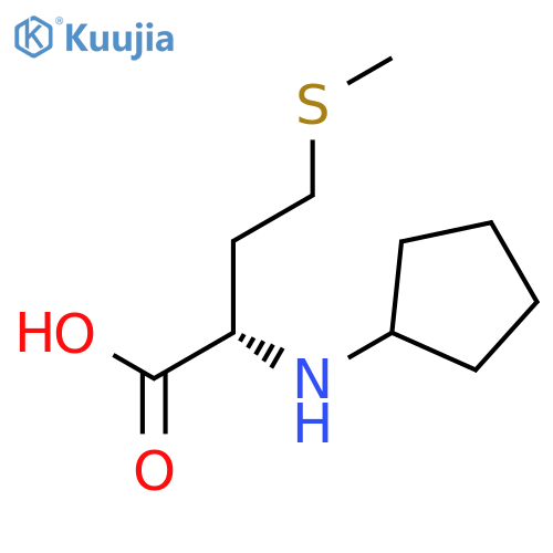 L-METHIONINE, N-CYCLOPENTYL- structure