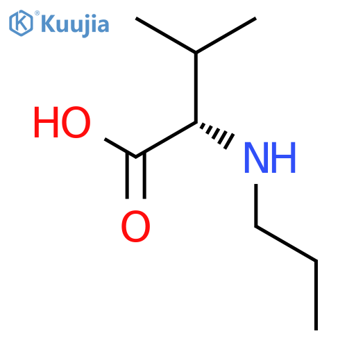 L-VALINE, N-PROPYL- structure