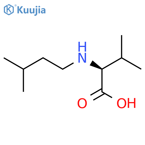 L-VALINE, N-(3-METHYLBUTYL)- structure