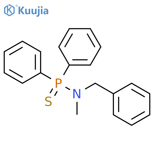 PHOSPHINOTHIOIC AMIDE, N-METHYL-P,P-DIPHENYL-N-(PHENYLMETHYL)- structure