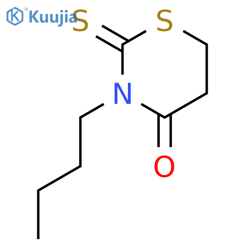 4H-1,3-THIAZIN-4-ONE, 3-BUTYLTETRAHYDRO-2-THIOXO- structure